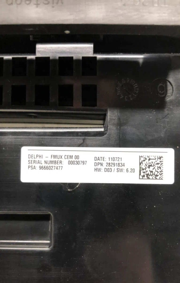 Commande de chauffage Citroen C4 II (NC_) 1.6 hdi 110 (2009) 5 portes occasion — photo 2