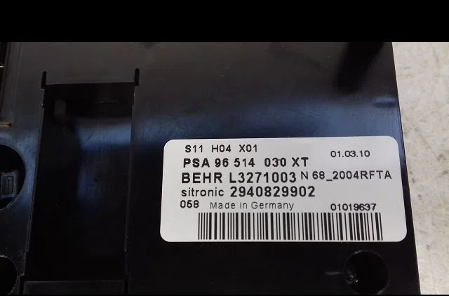 Commande de chauffage Citroen XSARA PICASSO (N68) 1.6 hdi (2004-2011) occasion — photo 2