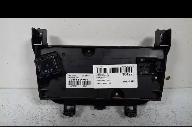 Commande de chauffage Fiat GRANDE PUNTO (199_) 1.3 d multijet (199.axd11, 199.axd1a, 199.axd1b,... (2005-2010) 5 portes occasion — photo 3