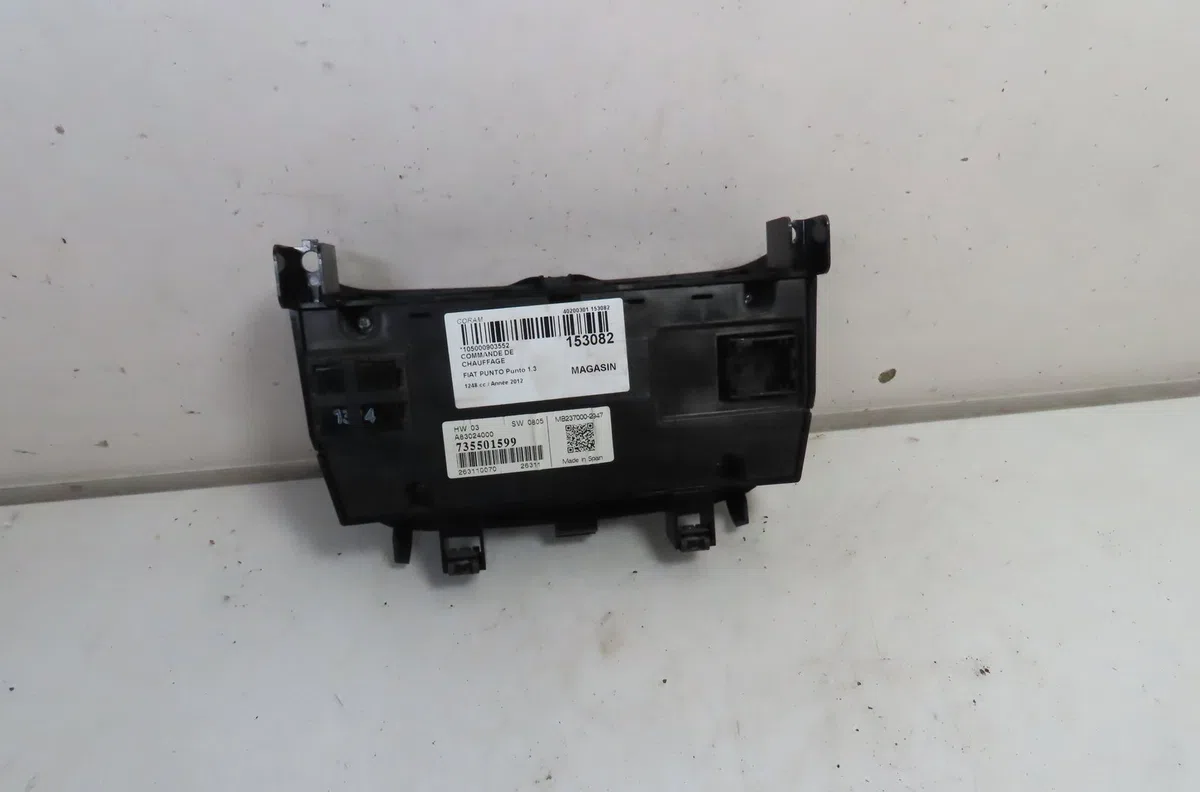 Commande de chauffage FIAT PUNTO 2012 occasion — photo 2