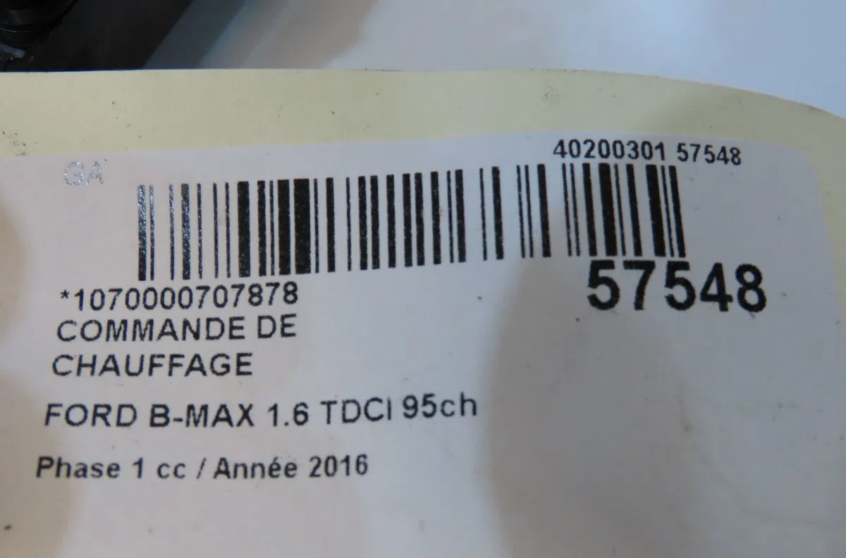 Commande de chauffage Ford B-MAX (JK) 1.5 tdci (2012) occasion — photo 4