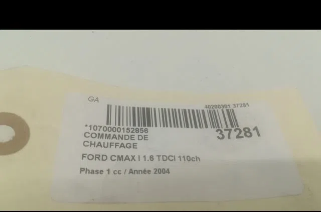 Commande de chauffage Ford FOCUS C-MAX (DM2) 1.6 tdci (2003-2007) occasion — photo 3