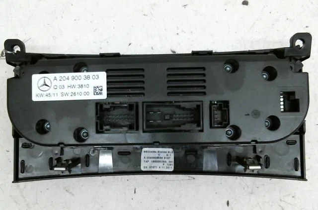 Commande de chauffage Mercedes-benz CLASSE C (W204) C 220 cdi (204.002) (2008-2014) 4 portes occasion — photo 3