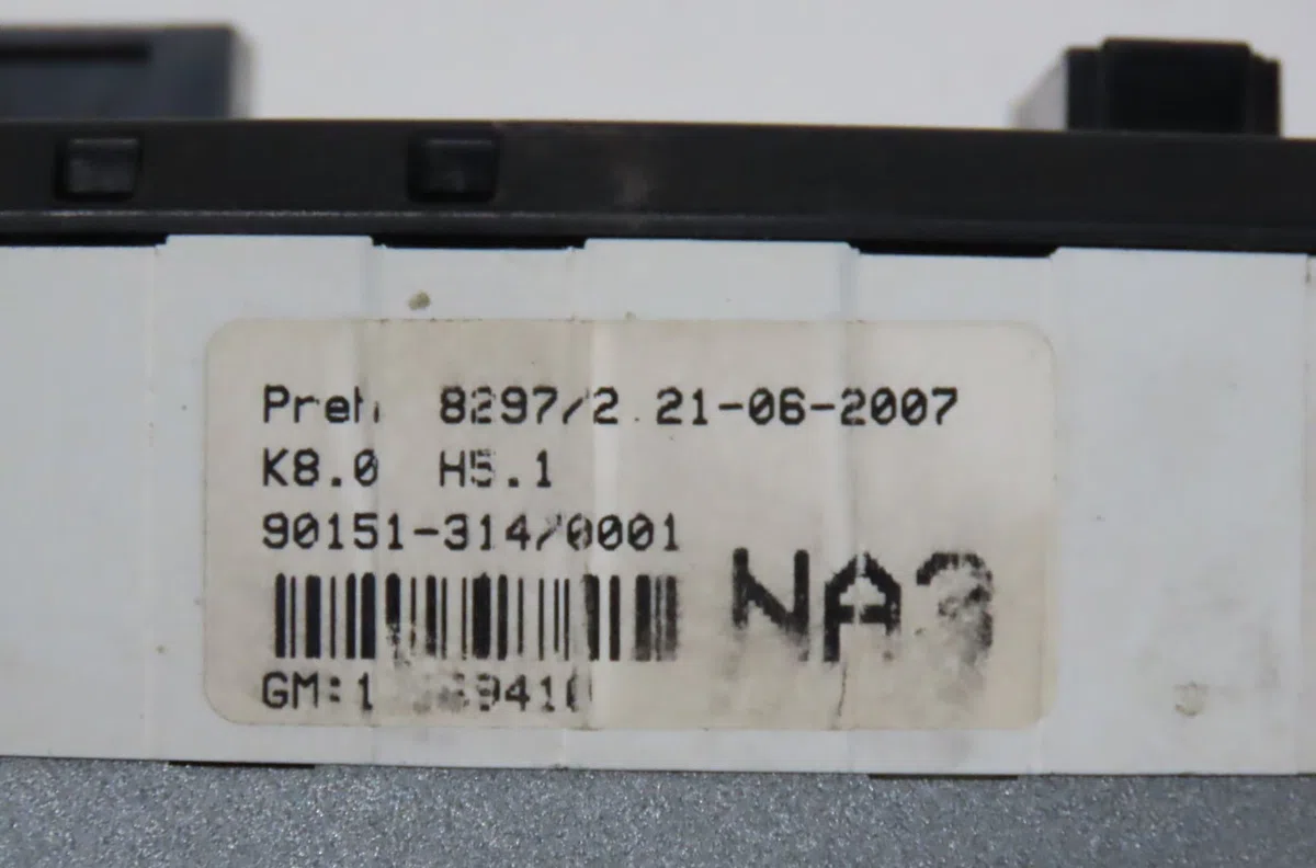 Commande de chauffage Opel ASTRA H GTC (A04) 1.6 (l08) (2005-2010) occasion — photo 2