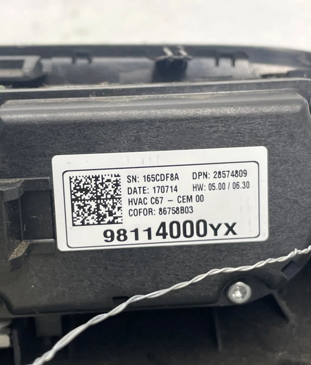 Commande de chauffage OPEL CROSSLAND X PHASE 1 occasion — photo 2
