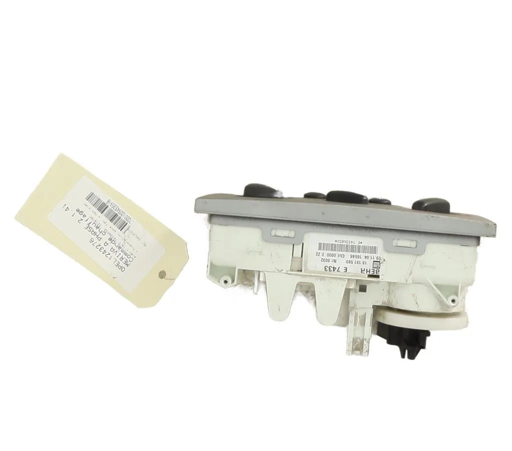 Commande de chauffage Opel MERIVA A Monospace (X03) 1.4 16v twinport (e75) (2004-2010) occasion