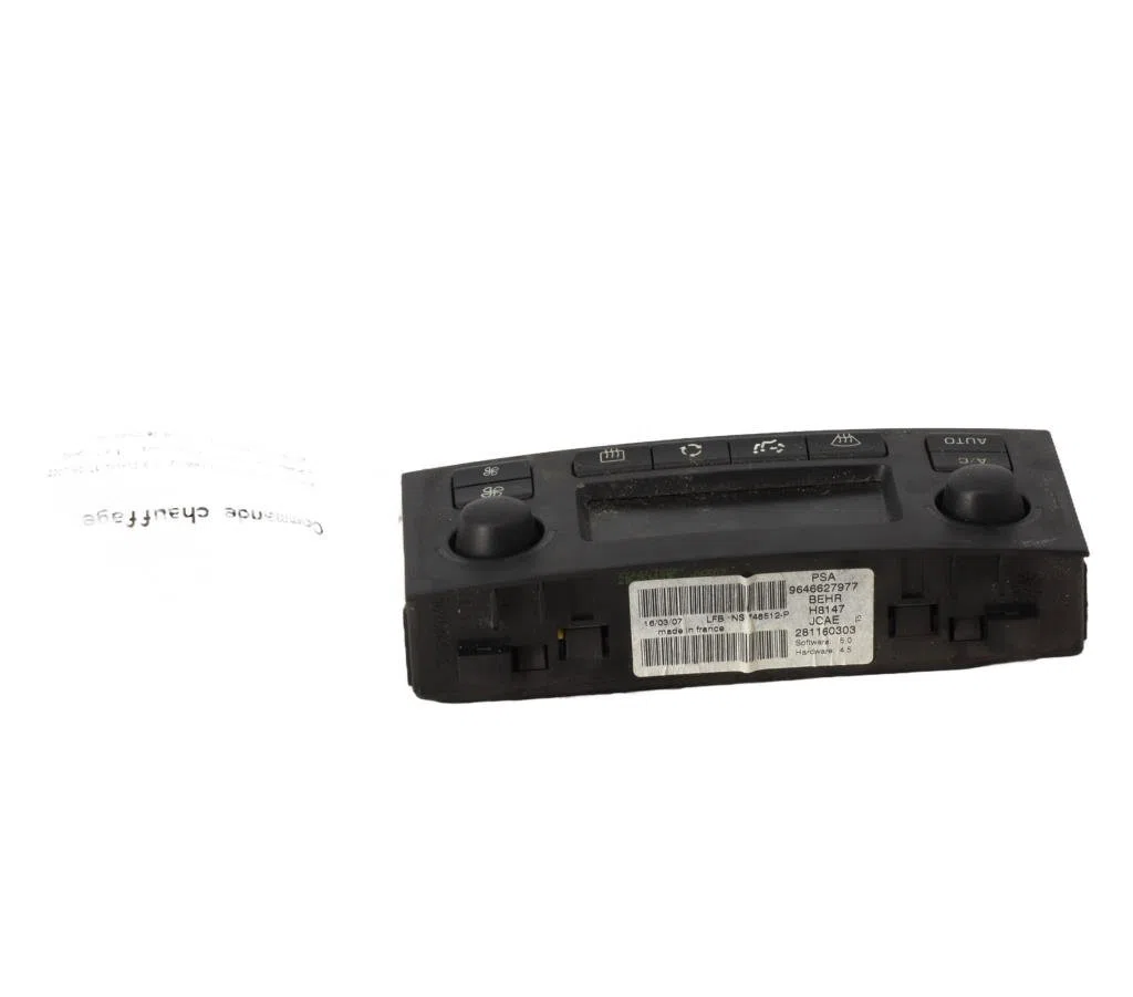 Commande de chauffage Peugeot 307 (3A-C) 1.6 hdi 110 (2004-2009) 5 portes occasion — photo 2