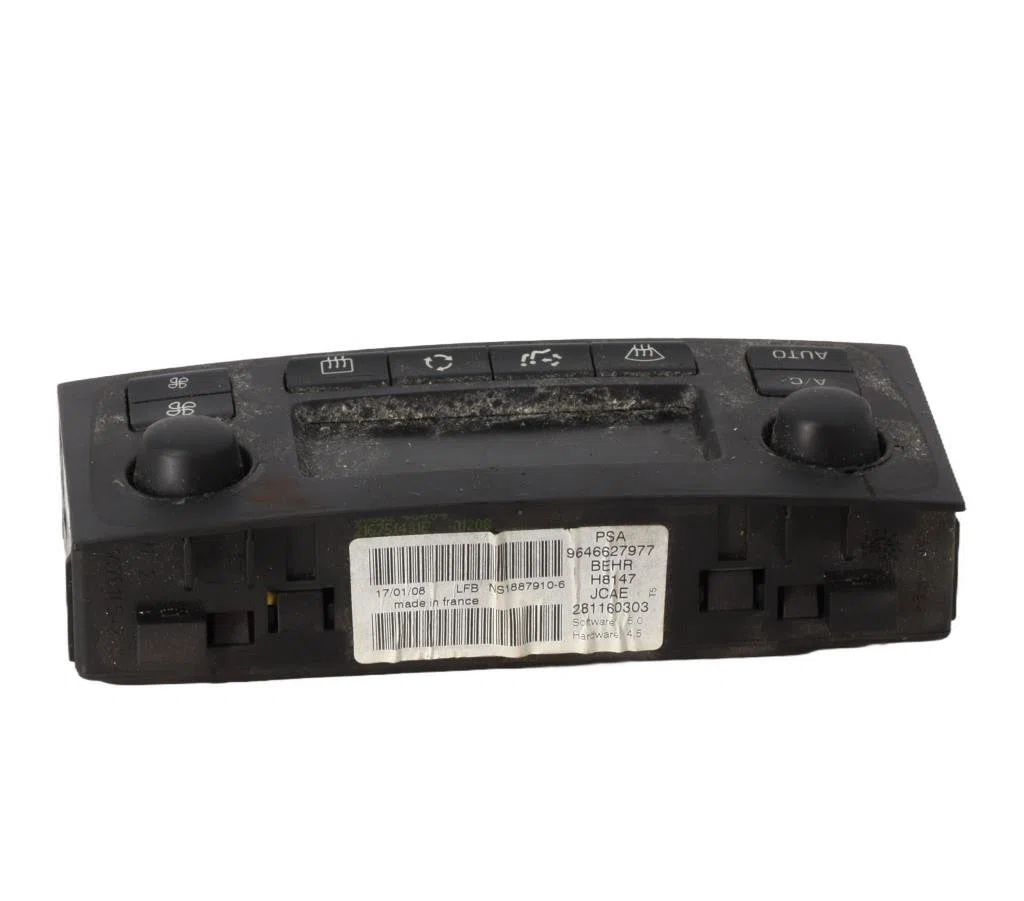 Commande de chauffage Peugeot 307 Break (3E) 2.0 hdi 135 (2004-2008) 5 portes occasion — photo 2