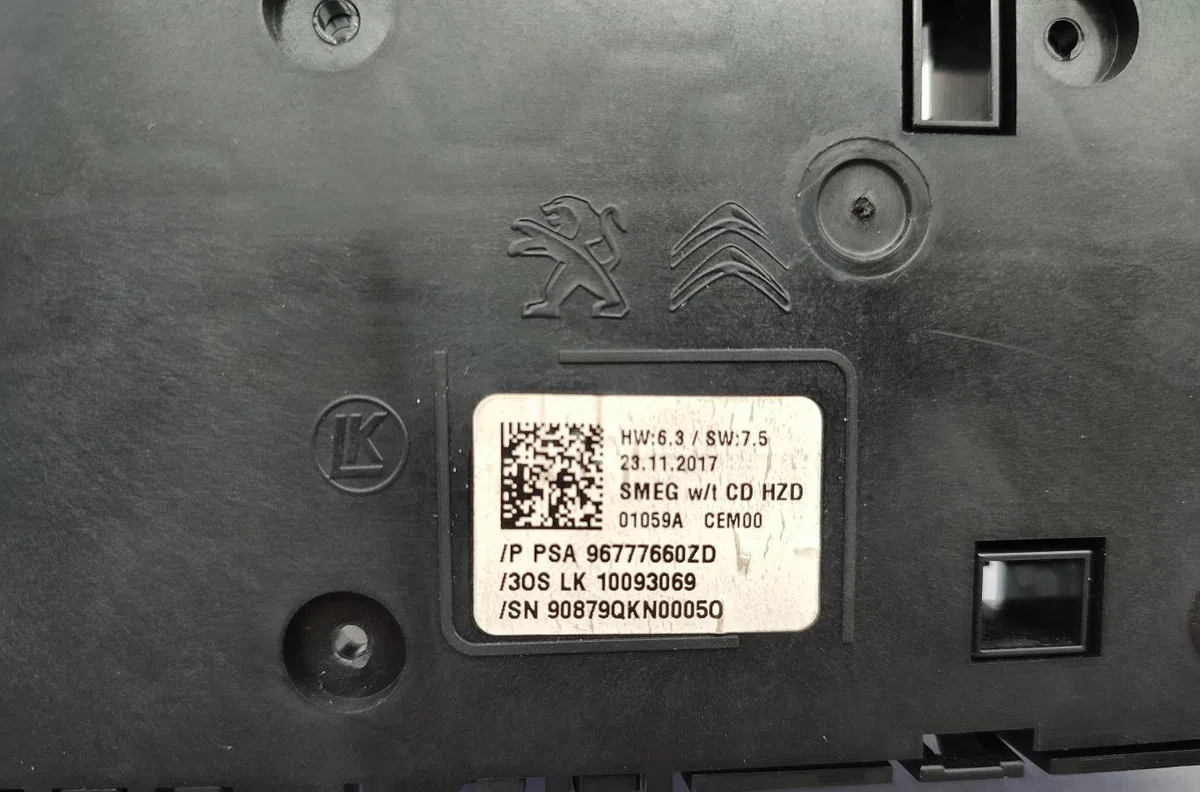 Commande de chauffage PEUGEOT 308 2 PHASE 2 occasion — photo 3