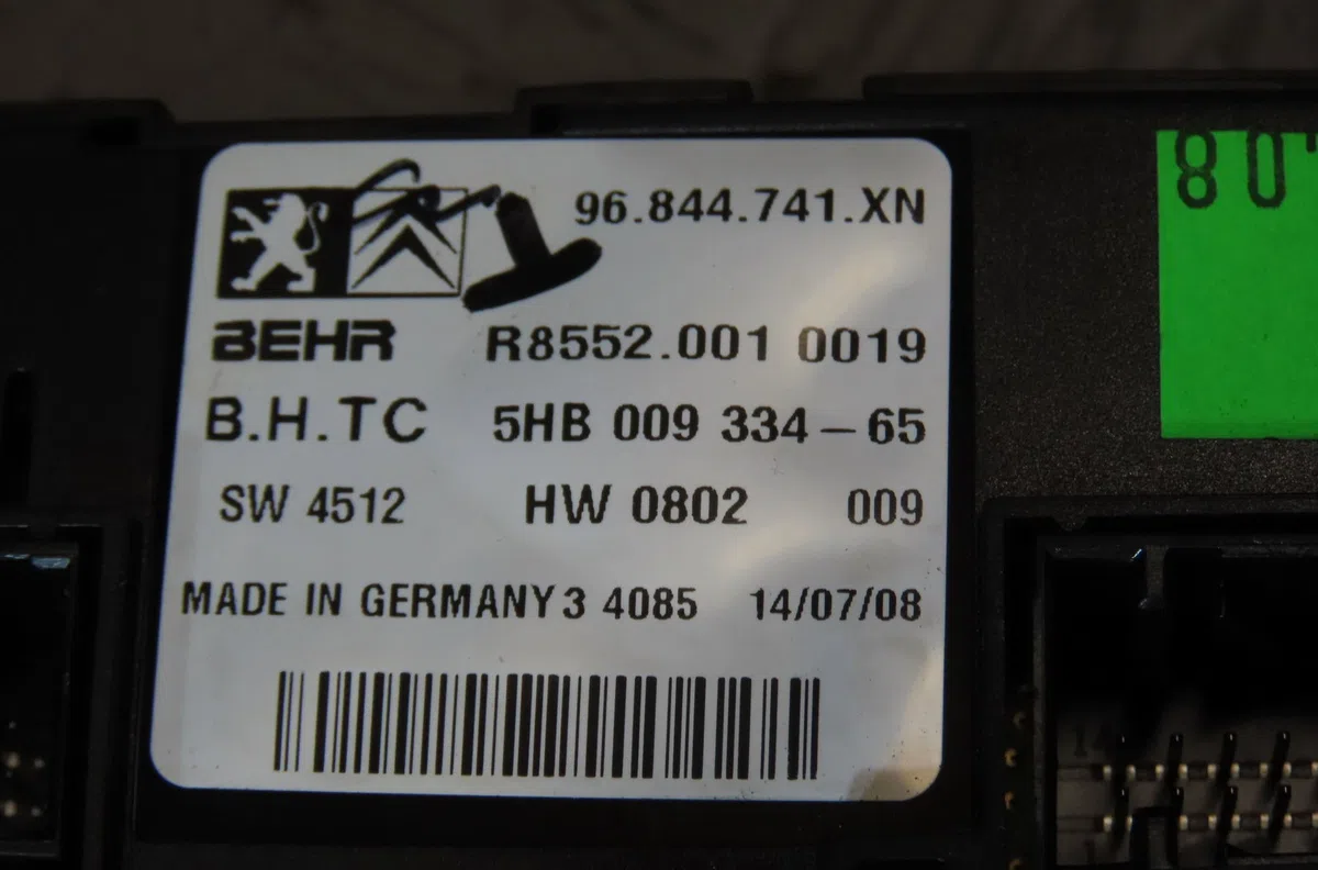Commande de chauffage PEUGEOT 407 2008 occasion — photo 4