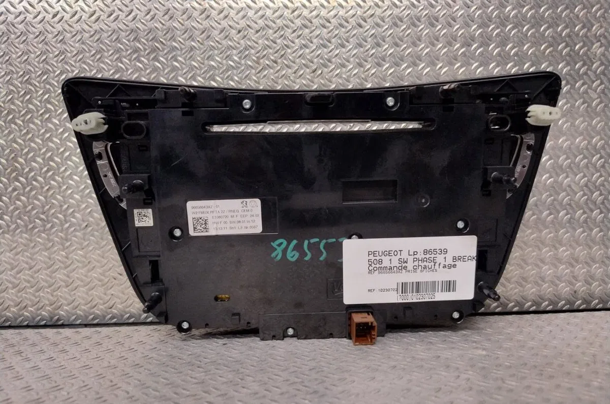 Commande de chauffage PEUGEOT 508 1 SW PHASE 1 BREAK occasion — photo 2
