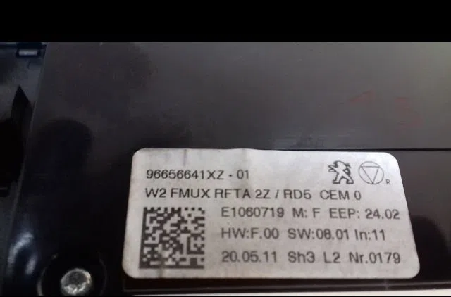 Commande de chauffage Peugeot 508 SW I (8E_) 1.6 thp (2010-2018) occasion — photo 4