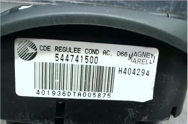 Commande de chauffage Renault AVANTIME (DE0_) 2.2 dci (de01) (2002-2003) occasion — photo 2