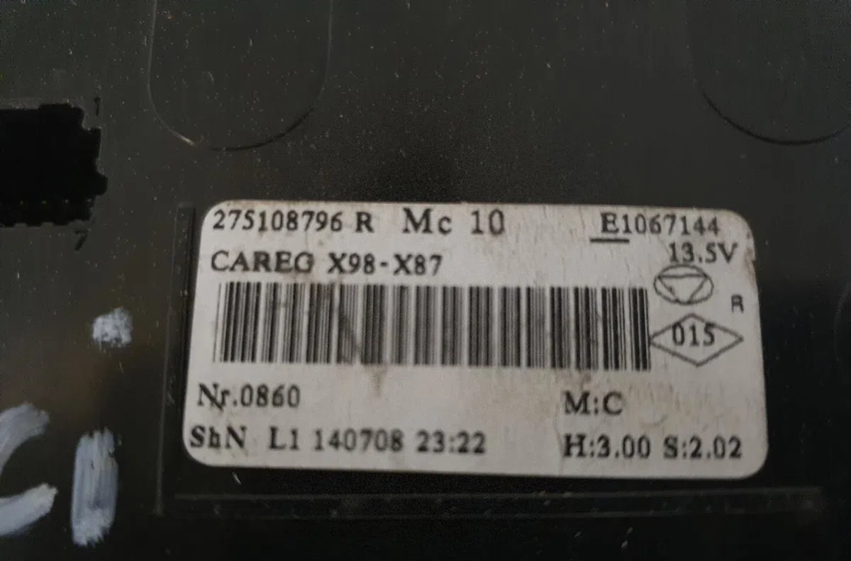 Commande de chauffage RENAULT CAPTUR 1 PHASE 1 occasion — photo 2