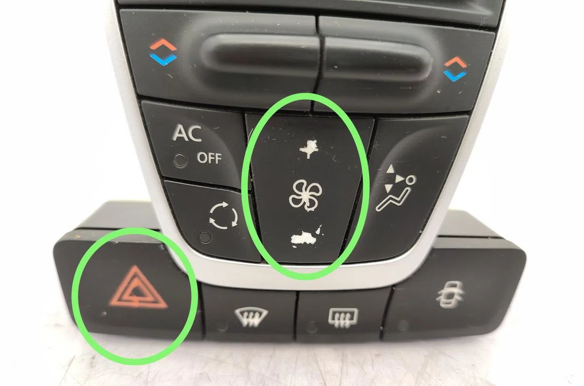 Commande de chauffage RENAULT LAGUNA 3 PHASE 1 occasion — photo 2