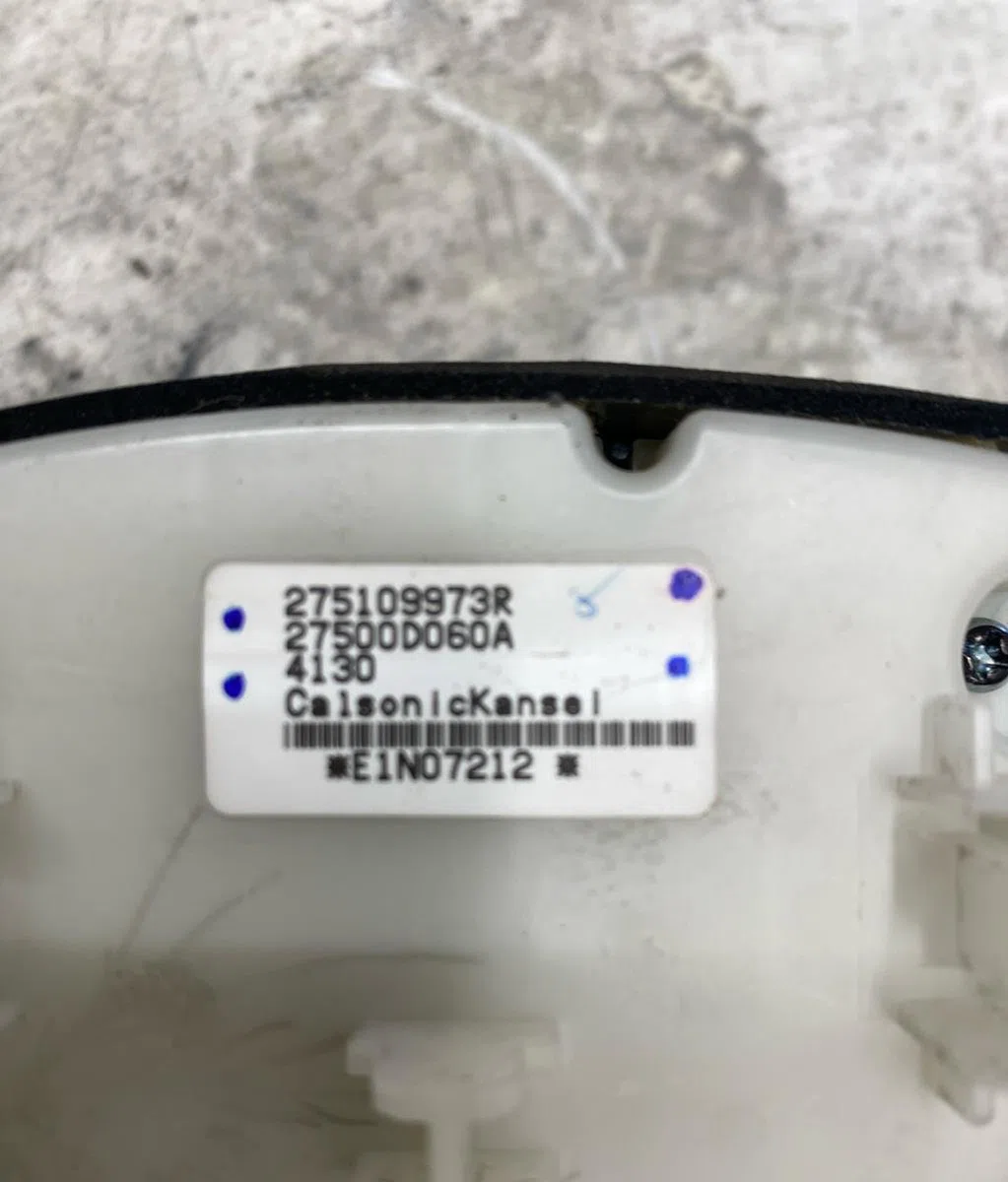 Commande de chauffage RENAULT LAGUNA 3 PHASE 3 occasion — photo 2