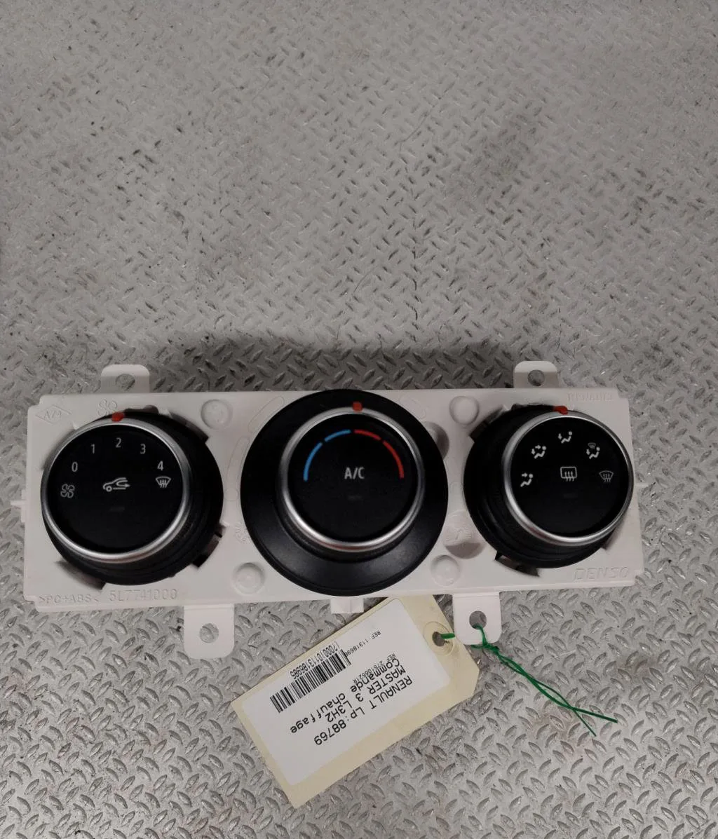 Commande de chauffage Renault MASTER III Camion plate-forme-Châssis (EV, HV, UV) 2.3 dci 145 fwd (ev0e, ev0f, hv0e, hv0f