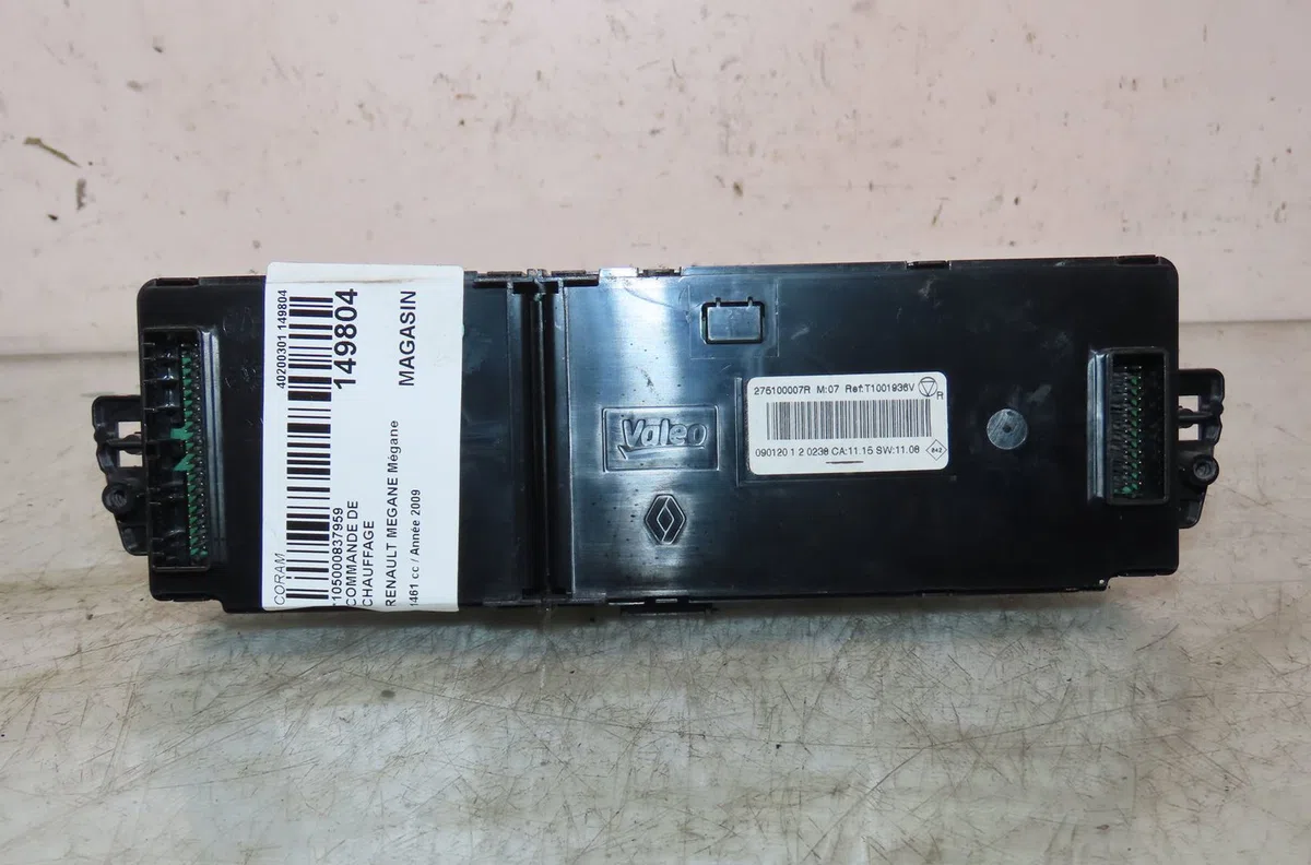 Commande de chauffage RENAULT MEGANE 2009 occasion — photo 2