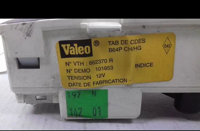 Commande de chauffage Renault MEGANE I Coupé (DA0-1_) 1.4 16v (da0d, da1h, da0w, da10) (1999-2003) occasion — photo 2