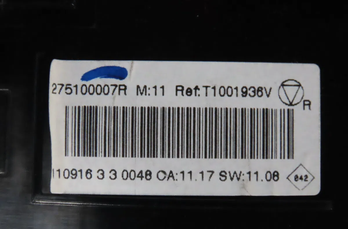 Commande de chauffage Renault MEGANE III Grandtour (KZ0-1) 1.9 dci (kz0j, kz0n, kz1s) (2009) occasion — photo 2