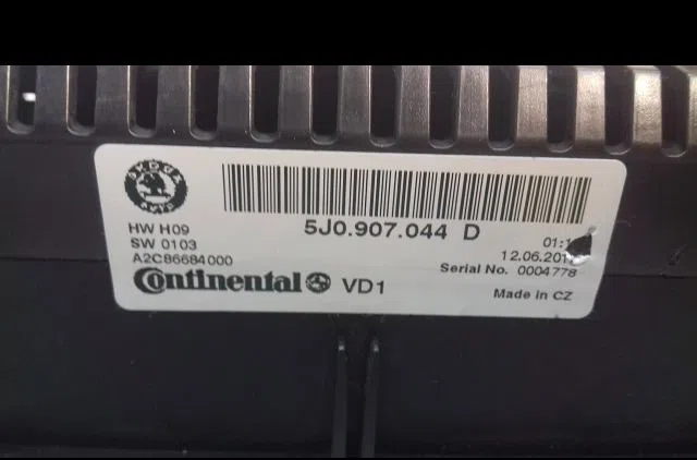 Commande de chauffage Skoda FABIA II (542) 1.2 tsi (2010-2014) occasion — photo 2
