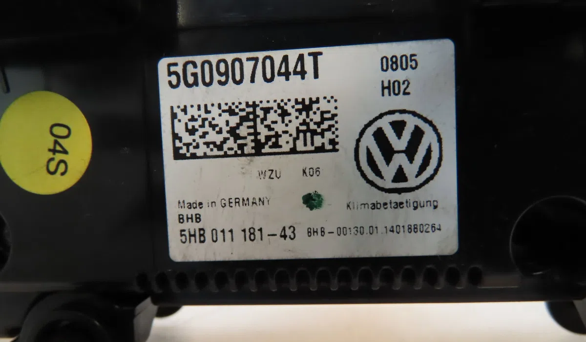 Commande de chauffage VOLKSWAGEN GOLF 2014 occasion — photo 4