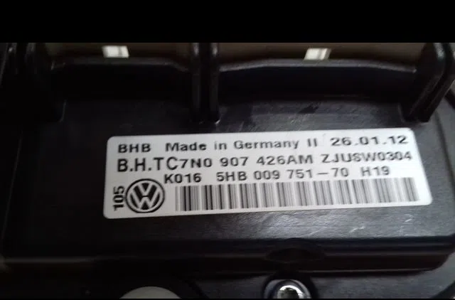 Commande de chauffage Volkswagen GOLF VI (5K1) 1.4 (2008-2012) 5 portes occasion — photo 4