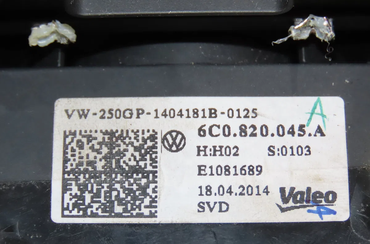 Commande de chauffage Volkswagen POLO V (6R1, 6C1) 1.4 tdi (2014) occasion — photo 4