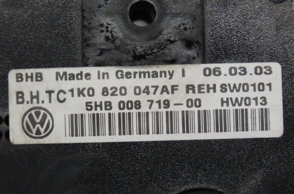 Commande de chauffage Volkswagen TOURAN (1T1, 1T2) 1.9 tdi (2003-2004) occasion — photo 3