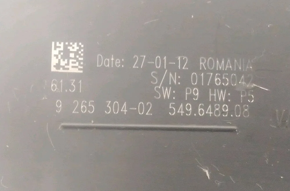 Commande eclairage Bmw 1 (F20) 116 d (2012-2015) occasion — photo 3