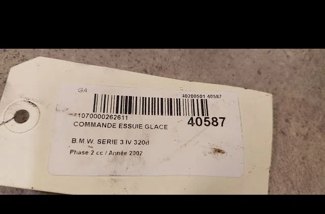 Commande essuie glace Bmw 3 (E46) 320 d (1998-2001) occasion — photo 3