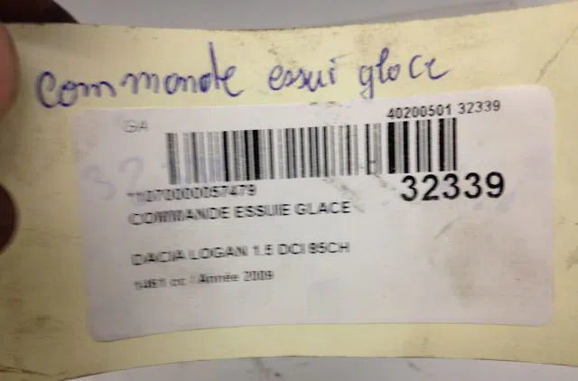 Commande essuie glace DACIA LOGAN I 2009 occasion — photo 4