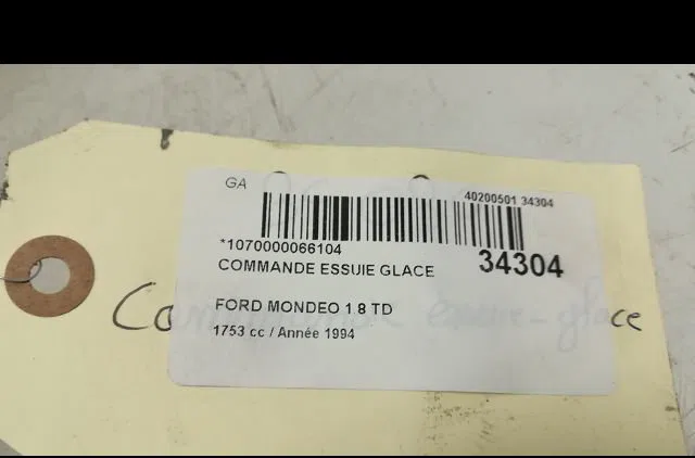 Commande essuie glace Ford MONDEO I (GBP) 1.8 td (1993-1996) occasion — photo 4