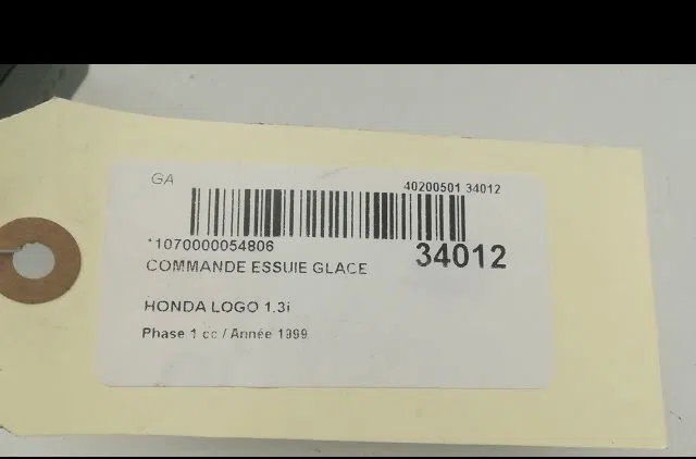 Commande essuie glace HONDA LOGO 1999 occasion