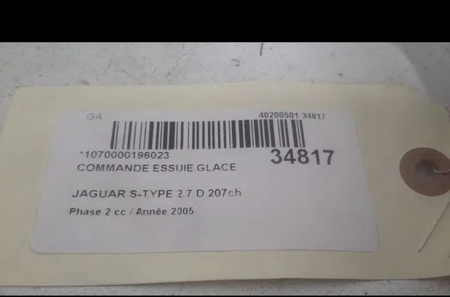 Commande essuie glace Jaguar S-TYPE II (X200) 2.7 d (2004-2007) occasion — photo 3
