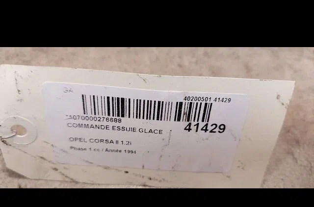 Commande essuie glace Opel CORSA B (S93) 1.2 i (f08, f68, m68) (1993-2000) occasion — photo 3