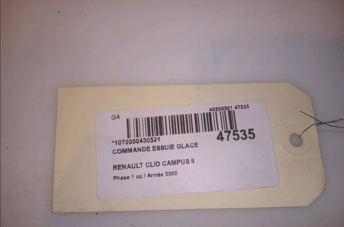 Commande essuie glace Renault CLIO II (BB_, CB_) 1.2 lpg (1998-2009) occasion — photo 4