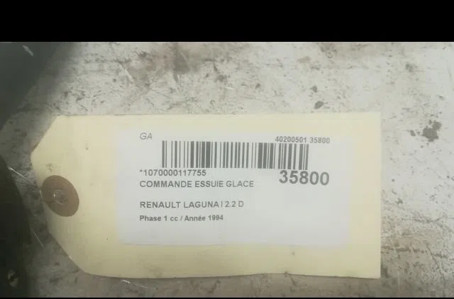 Commande essuie glace Renault LAGUNA I (B56_, 556_) 2.2 d (b56f-2) (1993-2001) occasion — photo 3