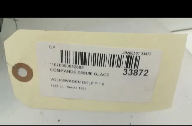Commande essuie glace Volkswagen GOLF III (1H1) 1.9 tdi (1993-1997) occasion — photo 4