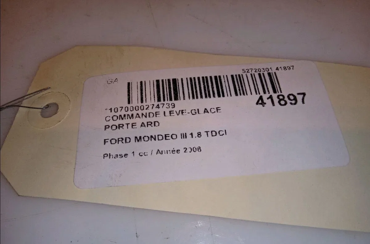Commande leve-glace porte arrière droite Ford MONDEO IV (BA7) 1.8 tdci (2007-2015) occasion — photo 4