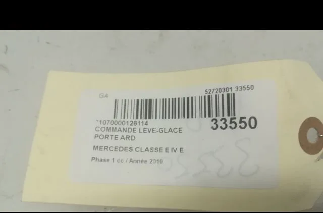 Commande leve-glace porte arrière droite Mercedes-benz CLASSE E Coupé (C207) E 350 cdi (207.322) (2009-2011) occasion — photo 3