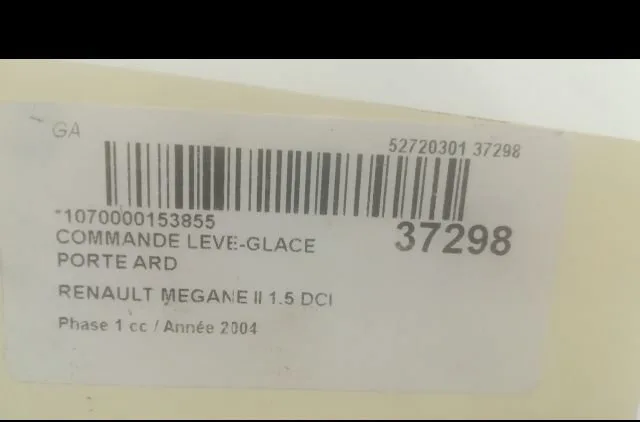 Commande leve-glace porte arrière droite Renault MEGANE II (BM0-1_, CM0-1_) 1.5 dci (bm02, bm13, bm2a, cm02, cm13) (2003-2008) occasion — photo 3