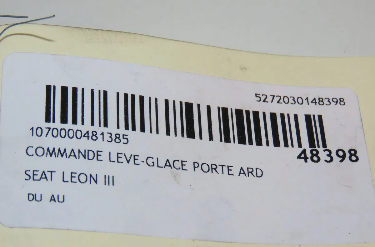 Commande leve-glace porte arrière droite Seat LEON (KL1) 1.5 etsi (2019) occasion — photo 4