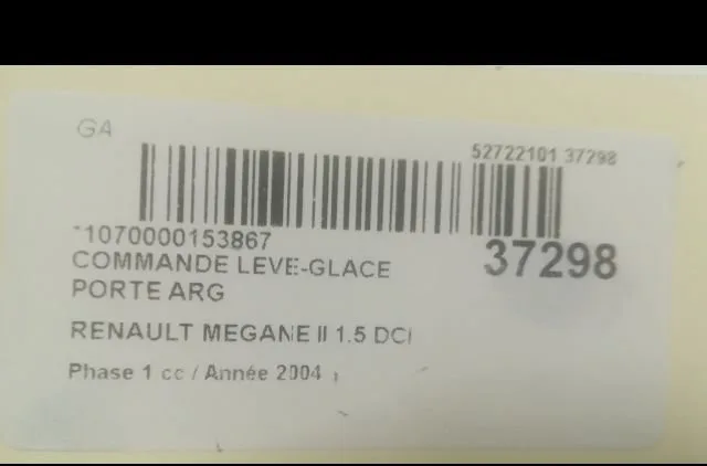 Commande leve-glace porte arrière gauche Renault MEGANE II (BM0-1_, CM0-1_) 1.5 dci (bm02, bm13, bm2a, cm02, cm13) (2003-2008) occasion — photo 3