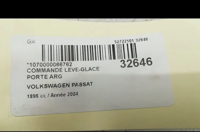 Commande leve-glace porte arrière gauche Volkswagen PASSAT B5.5 Variant (3B6) 1.9 tdi (2000-2005) occasion — photo 4