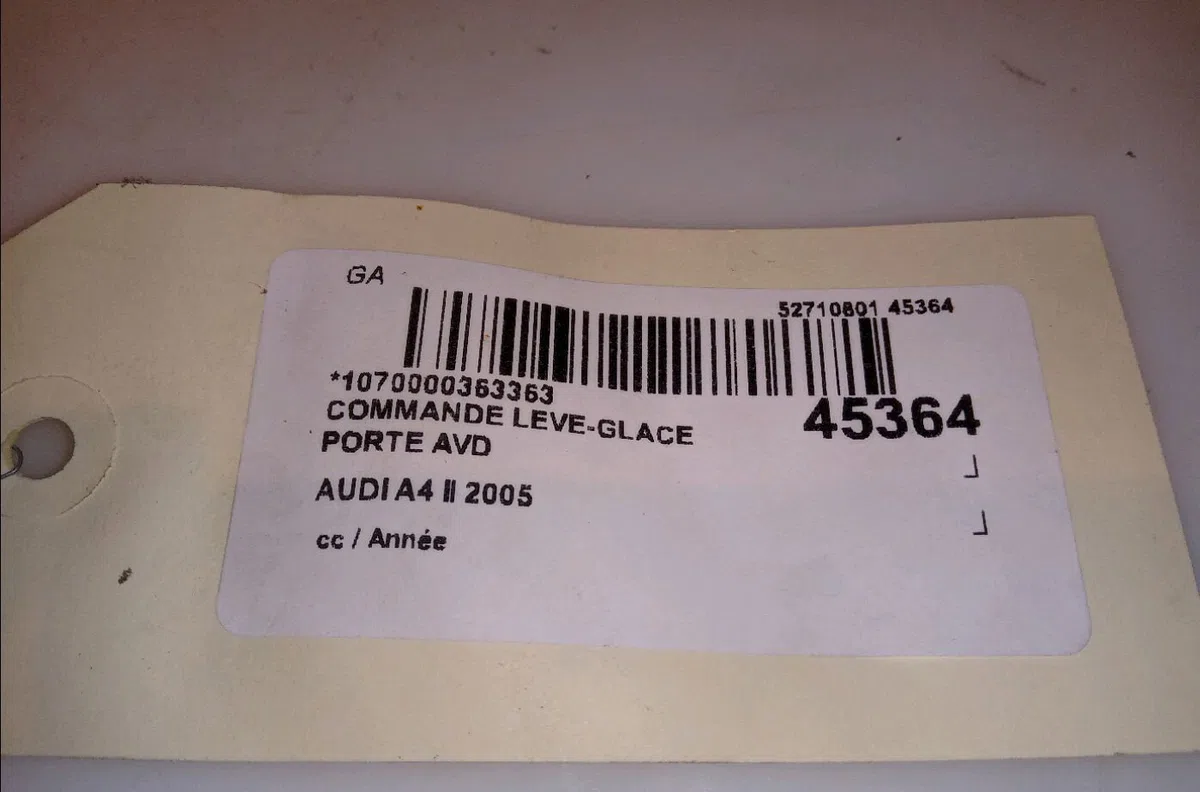 Commande lève-glace porte avant droite Audi A4 B7 Avant (8ED) 2.0 tdi (2004-2008) occasion — photo 4