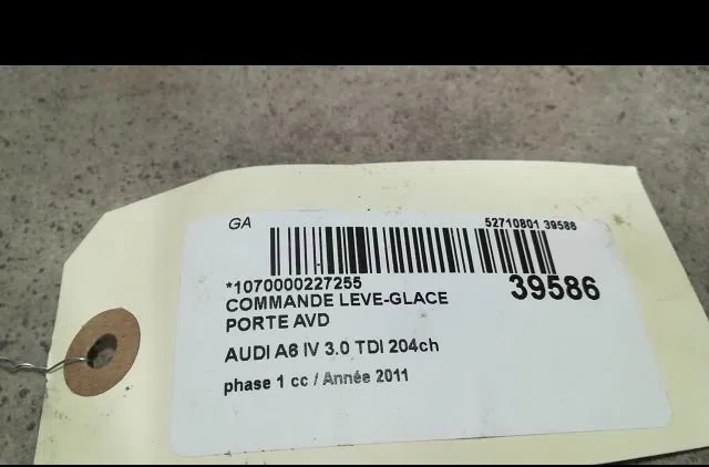 Commande lève-glace porte avant droite Audi A6 C7 Avant (4G5, 4GD) 3.0 tdi (2011-2018) occasion — photo 3