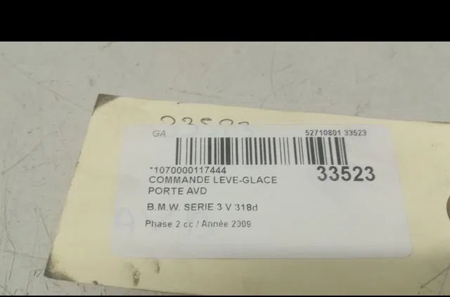 Commande lève-glace porte avant droite Bmw 3 Touring (E91) 318 d (2005-2007) occasion — photo 3