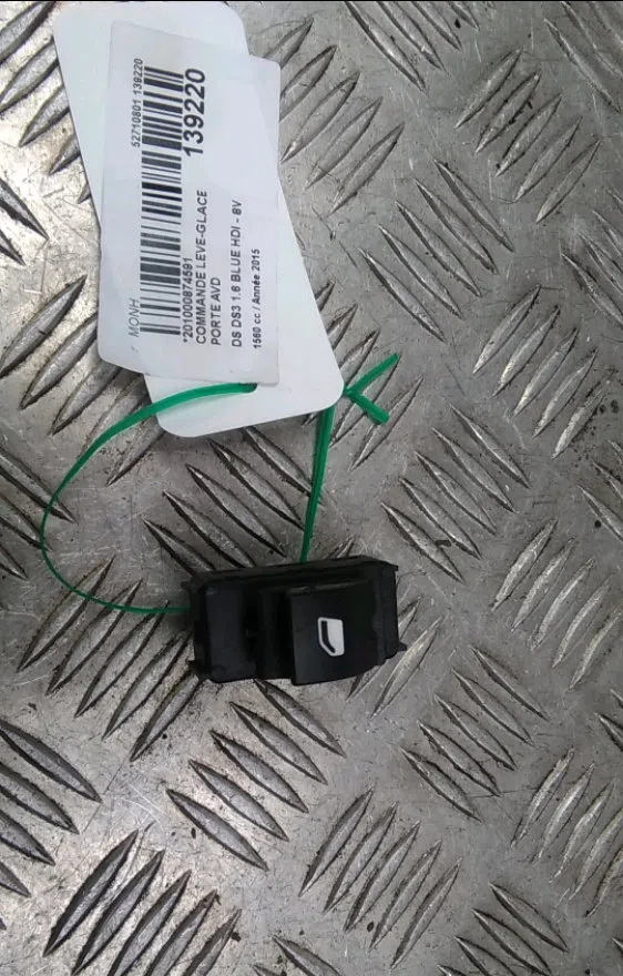 Commande lève-glace porte avant droite Ds DS 3 (SA_) 1.6 bluehdi 100 (2015-2019) occasion