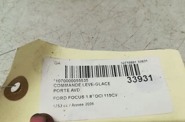Commande lève-glace porte avant droite Ford FOCUS II (DA_, HCP, DP) 1.8 tdci (2005-2012) occasion — photo 4
